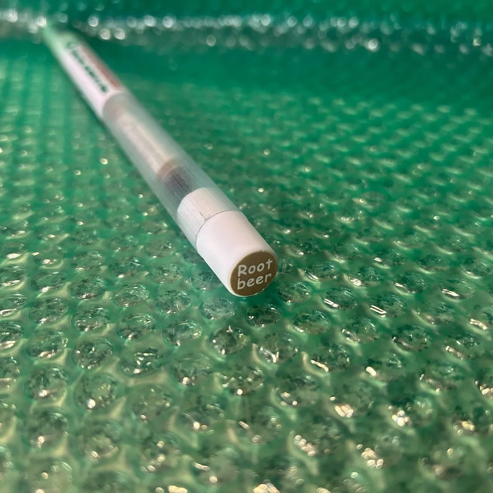 RARE Colored Smencils -ROOT BEER-Gourmet Scented Pencils Eco Newspaper RETRO